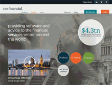 Tablet Screenshot of corfinancialgroup.com